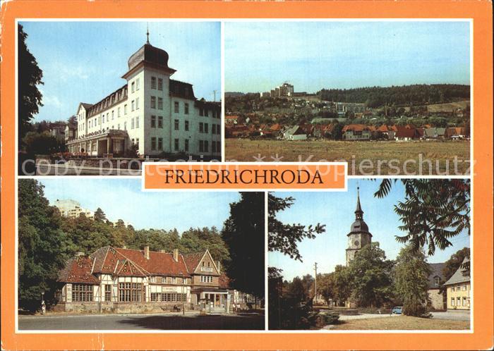 Friedrichroda Bahnhof Reinhardsbrunn Kirchplatz