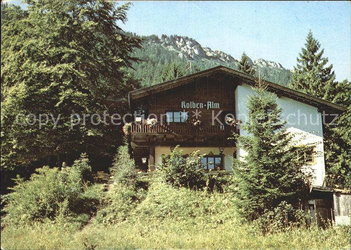 OBERAMMERGAU Bayern Kolbenalm Berggasthof