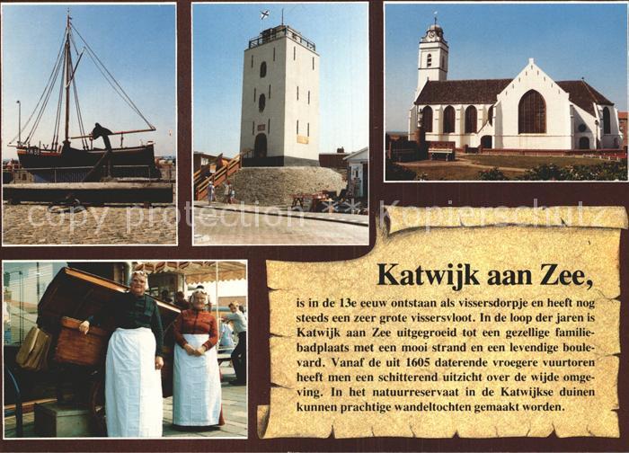 Katwijk Kirche Leuchtturm Boot
