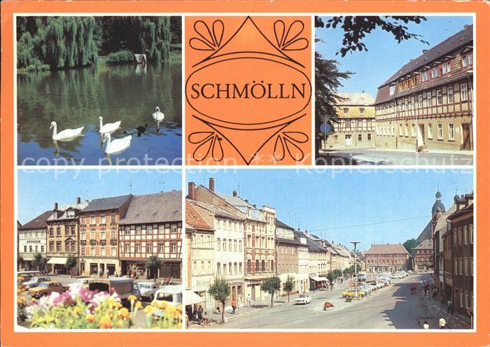 Schmoelln Thueringen Brauereiteich Stadtmotiv