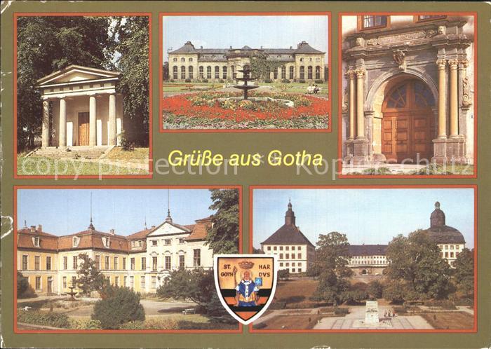 Gotha Thueringen Dorischer Tempel Orangerie Schloss Friedenstein