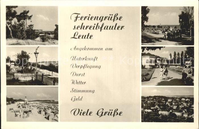 Goehren Ruegen Strand Promenade Konzertbuehne