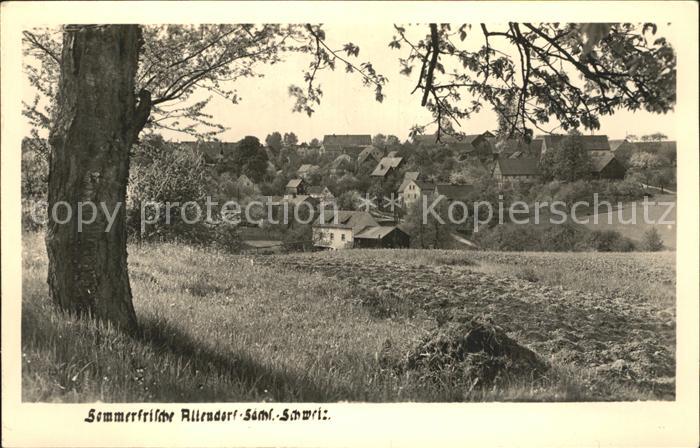 Altendorf Bad Schandau Ortsansicht