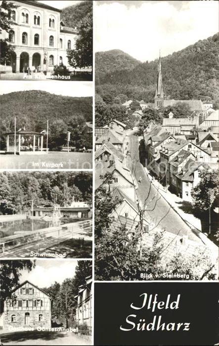 Ilfeld Suedharz Krankenhaus Schwimmbad Gasthaus Gaenseschnabel