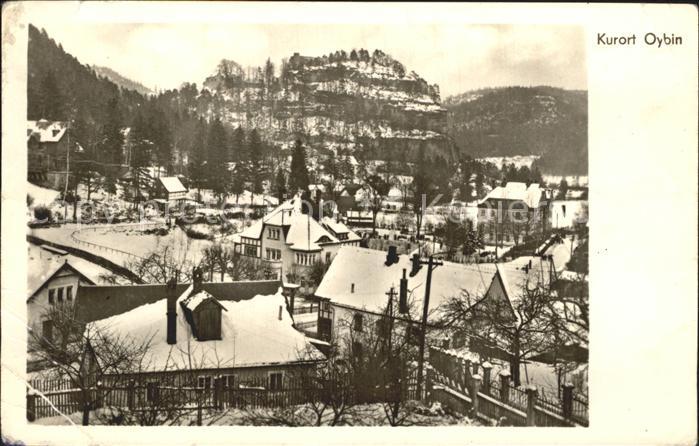 Oybin Sachsen Ortsansicht