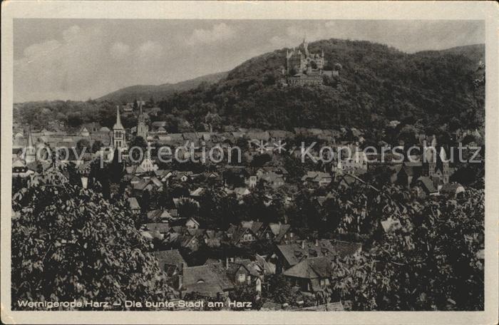 Wernigerode Harz Ortsansicht