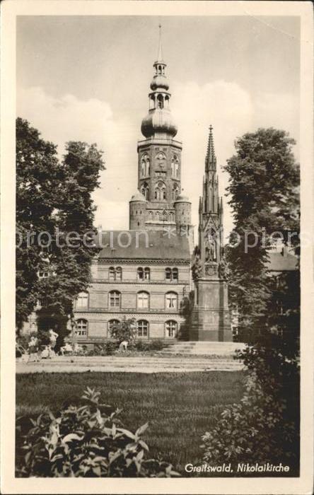 Greifswald Mecklenburg Vorpommern Nikolaikirche