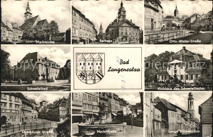 Bad Langensalza Marktkirche Schwefelbad Rathaus