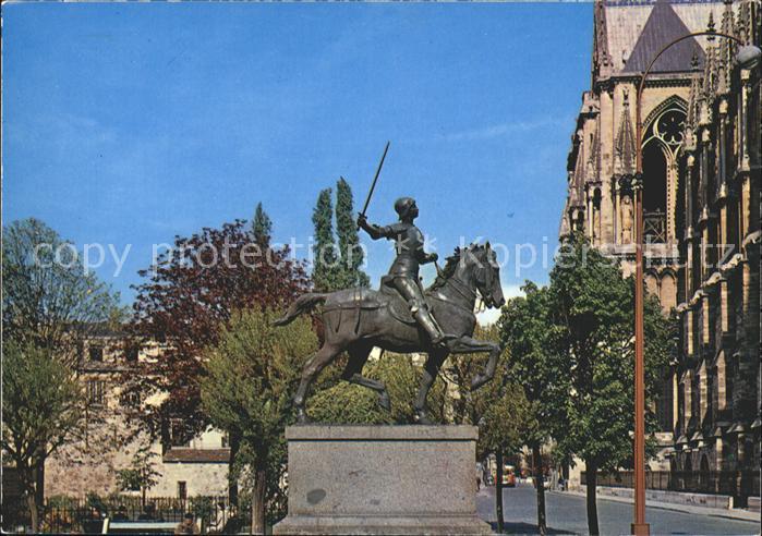 Reims Champagne Ardenne Statue Jeanne d Arc