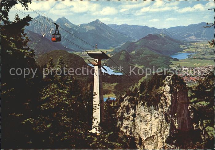 Weissensee Fuessen Seilbahn Rossberg Aggenstein Breitenberg