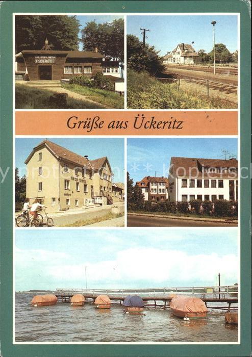 ueckeritz Usedom Fischerhuette Bahnhof Rat der Gemeinde