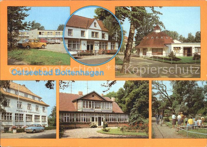 Boltenhagen Ostseebad Kurverwaltung Pavillon-Bar Poliklinik Haus am Meer