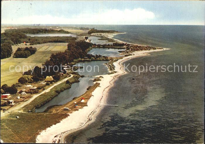 Karlsminde Fliegeraufnahme Zeltplatz Eckernfoerder Bucht