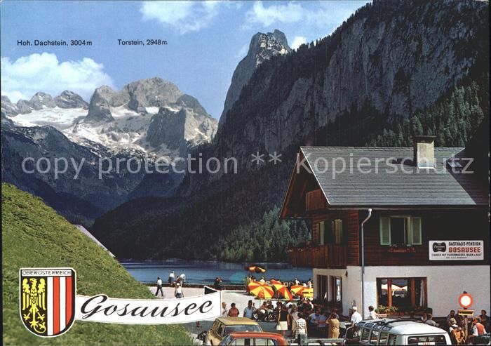 Gosau Oberoesterreich Gasthaus Gosausee Torstein Hoh. Dachstein