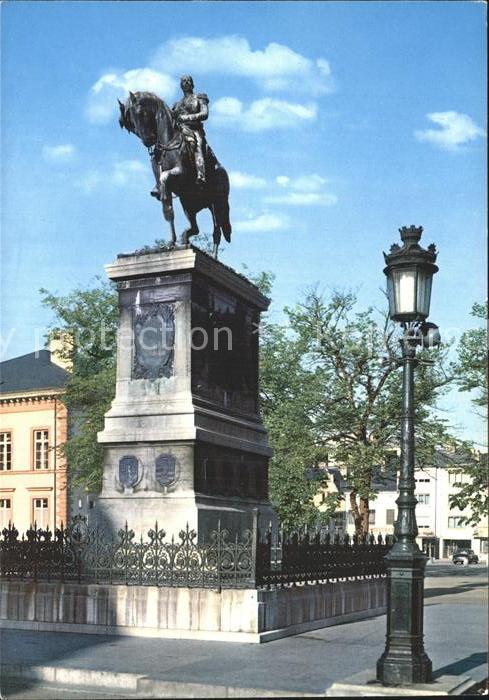 LUXEMBOURG Luxemburg Monument Guillaume II Roi des Pays-Bas Grand Duc