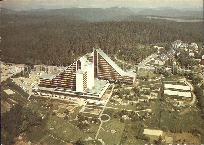Oberhof Thueringen Fliegeraufnahme Interhotel Panorama