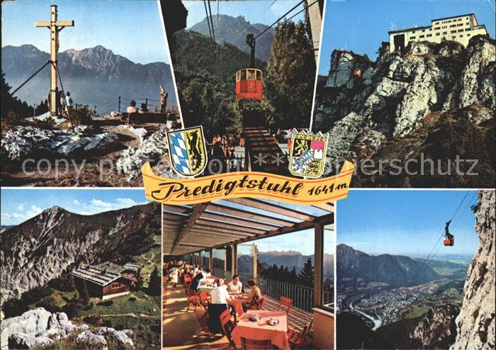 Bad Reichenhall Seilbahn Predigtstuhl Kreuz Talstation Berghotel Schlegelkaser
