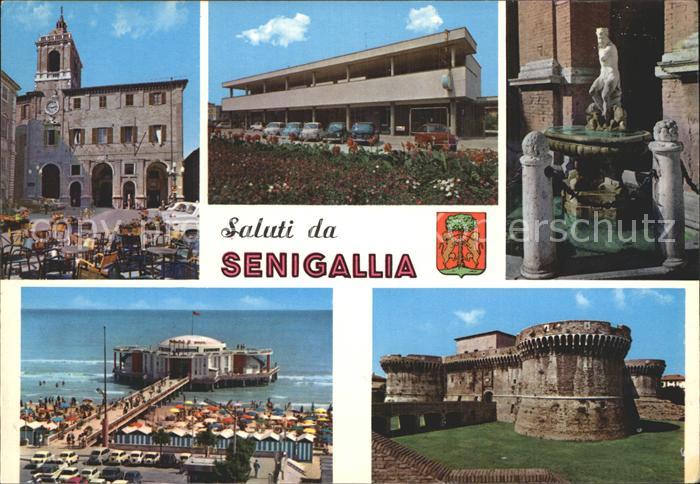 Senigallia Schloss Seebruecke Gebaeude