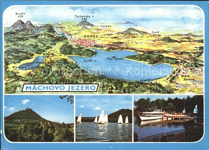 Machovo Jezero Hrad Bezdez Pristaviste Starych Splavech