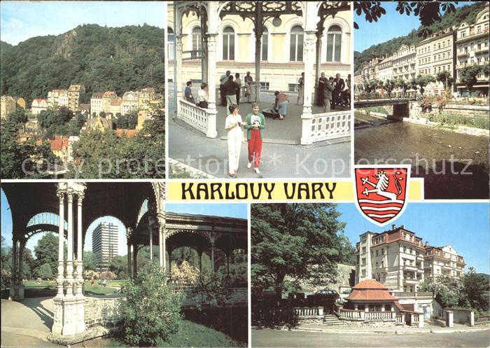 Karlovy Vary lazenskou ctvrt Pramen Svobody