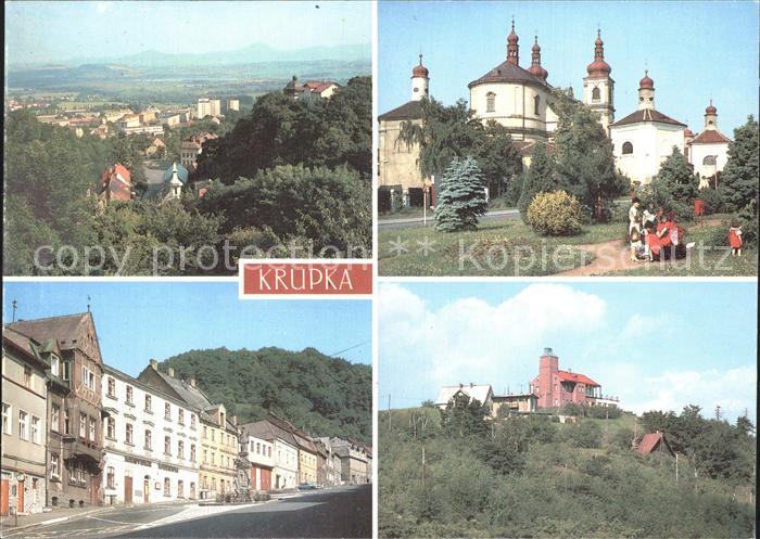 Krupka Bohosudovsky klaster Husitska ulice