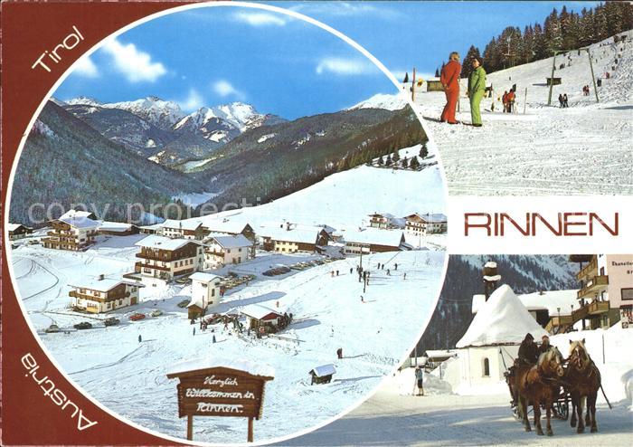 Rinnen Tirol Pferdeschlitten Sesselbahn