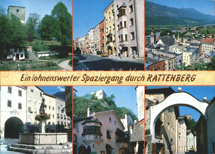 Rattenberg Tirol Stadtbrunnen Festung Malerwinkl