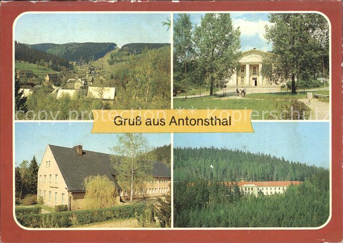 Antonsthal Erzgebirge Klubhaus Heinrich Heine-Oberschule Kneippsanatorium