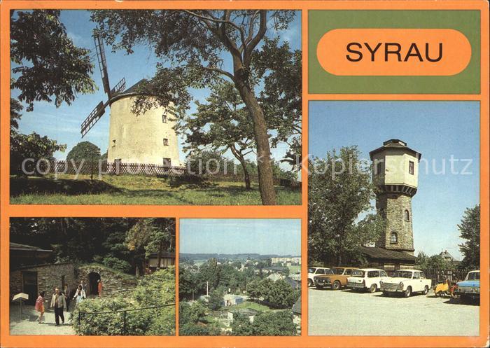 Syrau Vogtland Windmuehle Drachenhoehle Wasserturm