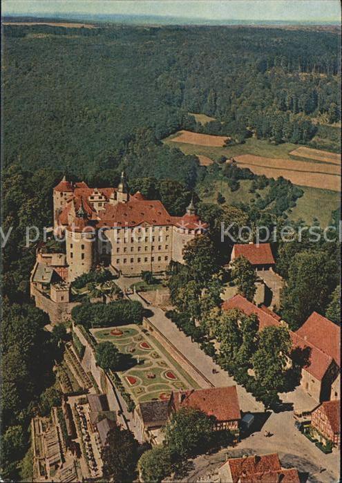 Langenburg Wuerttemberg Schloss Fliegeraufnahme