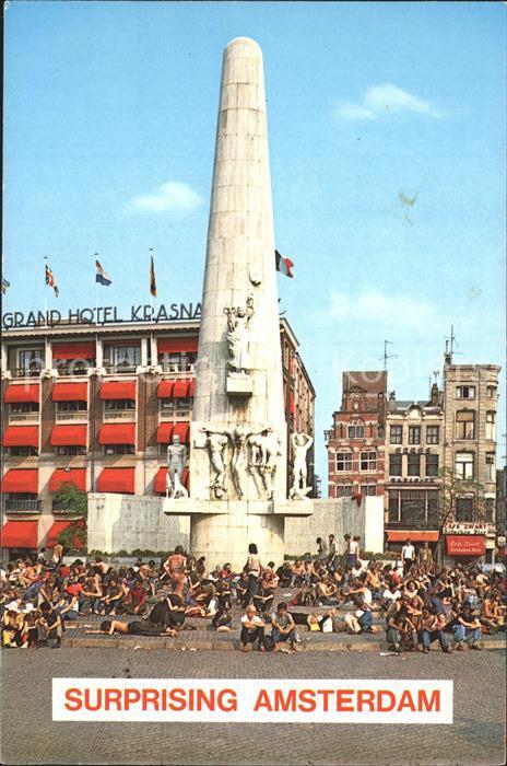 Amsterdam Niederlande Het Nationale Monument