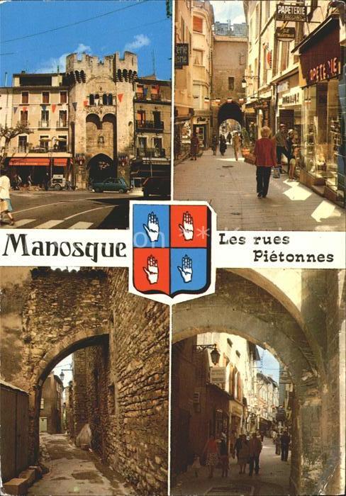 Manosque Les rues Pietonnes
