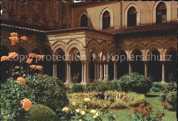 Palermo Sicilia Kreuzgang der Benedictiner