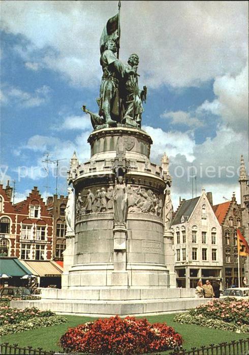 BRUGGE Bruges Belgie Jan Breydel en Pieter de Coninck