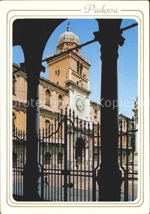 Padova Signoriplatz Turmuhr