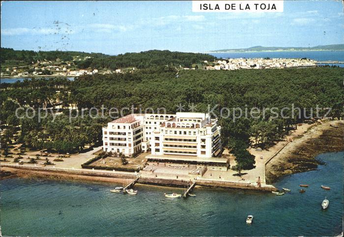 Isla de La Toja Gran Hotel Fliegeraufnahme