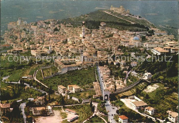 Assisi Umbria Fliegeraufnahme