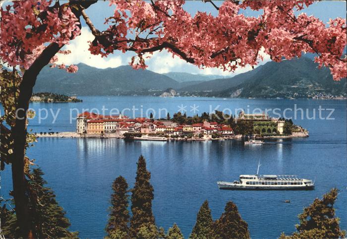 Isola Bella Lago Maggiore Inselansicht Schiff