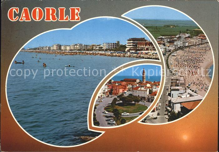 Caorle Venezia Strand Stadtansicht