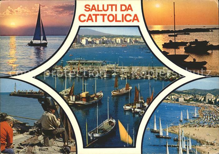 Cattolica Rimini Strand Hafen Fischer