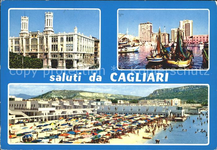 Cagliari Strand Hafen Palazzo Comunale