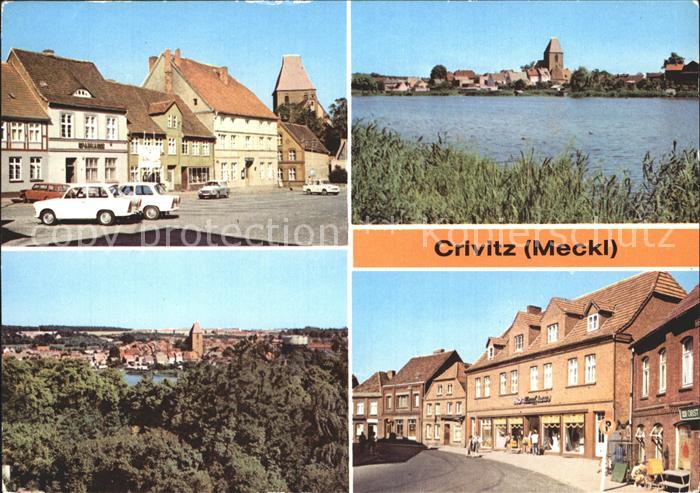 Crivitz Ludwigslust-Parchim Ernst Thaelmann Sztrasse Teilansicht Markt