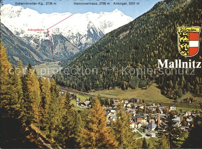 Mallnitz Kaernten Hoehenluftkurort Tauernbahn Ankogelbahn