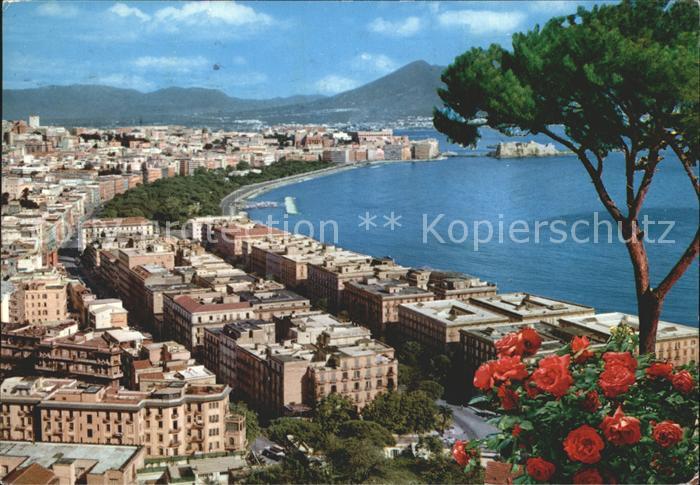 Napoli Neapel Panorama Vesuv