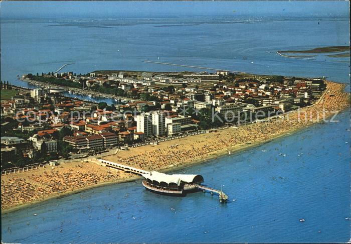 Lignano Strand Luftbild
