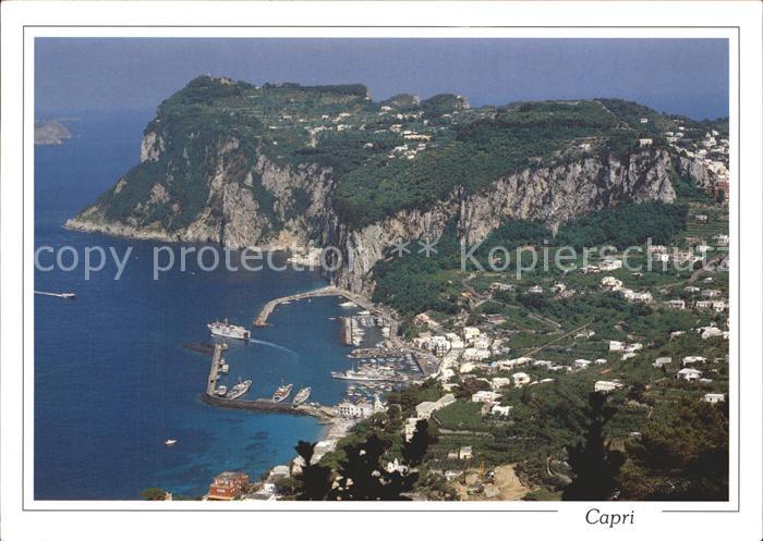 Capri Isola Panorama Marina Grande Hafen