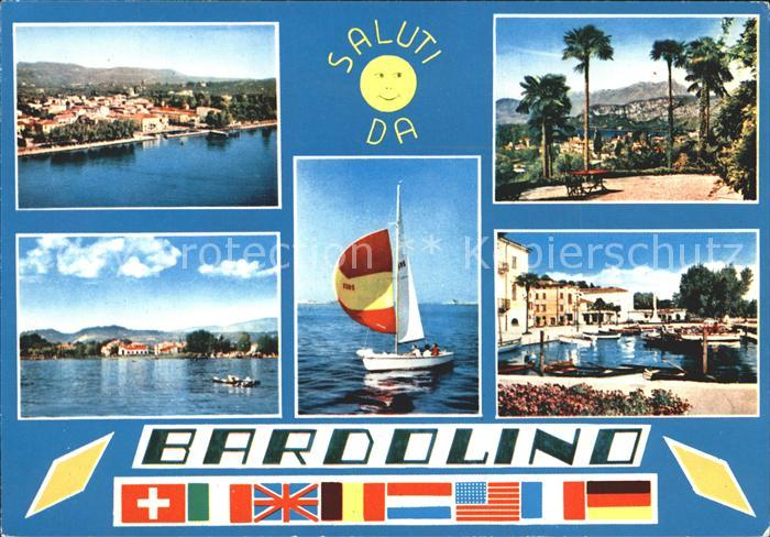 Bardolino Lago di Garda Ortsansichten Hafen