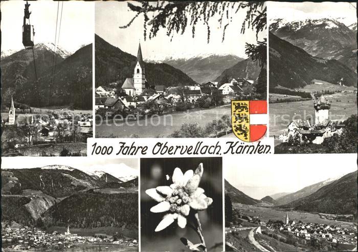 Obervellach Kaernten Edelweiss Seilbahn Burg Niederfalkenstein