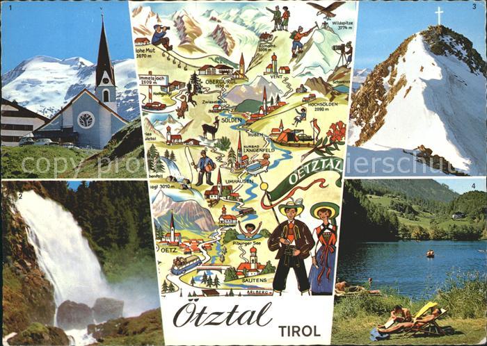 oetztal Obergurgl Stuibenfall Wildspitze Piburgersee