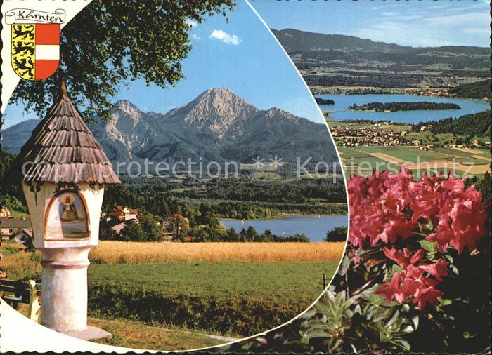 Faakersee Kaernten Marterl Alpenrose